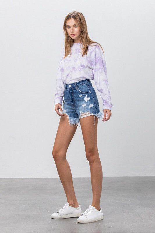SMALL TOWN SUMMER SHORTS - DENIM