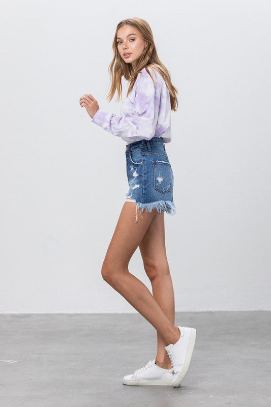 SMALL TOWN SUMMER SHORTS - DENIM