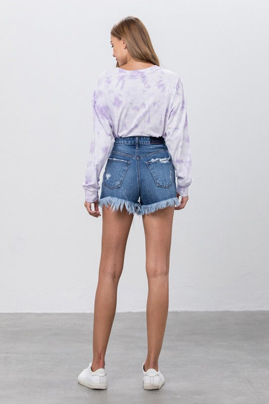 SMALL TOWN SUMMER SHORTS - DENIM