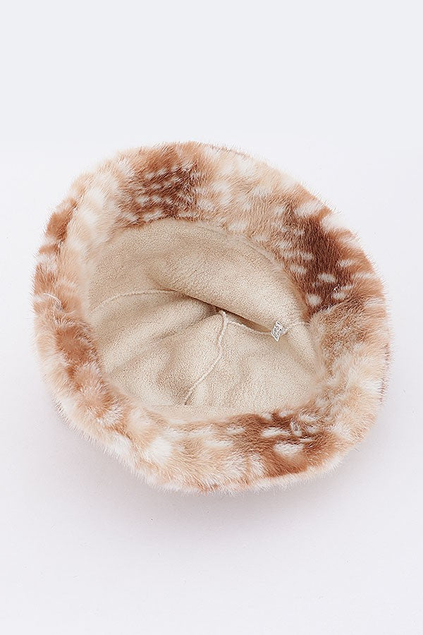 SPOTTED FUR BUCKET HAT