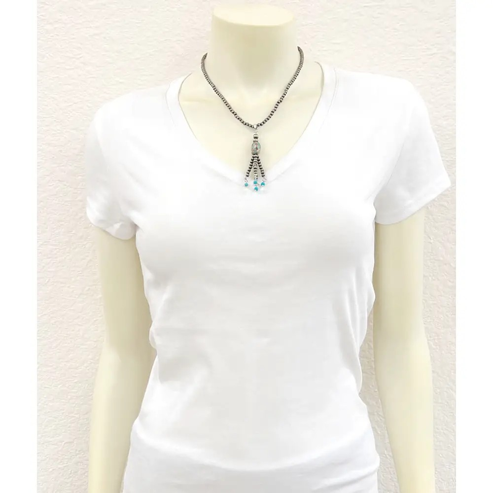 TASSEL NAVAJO BEAD NECKLACE