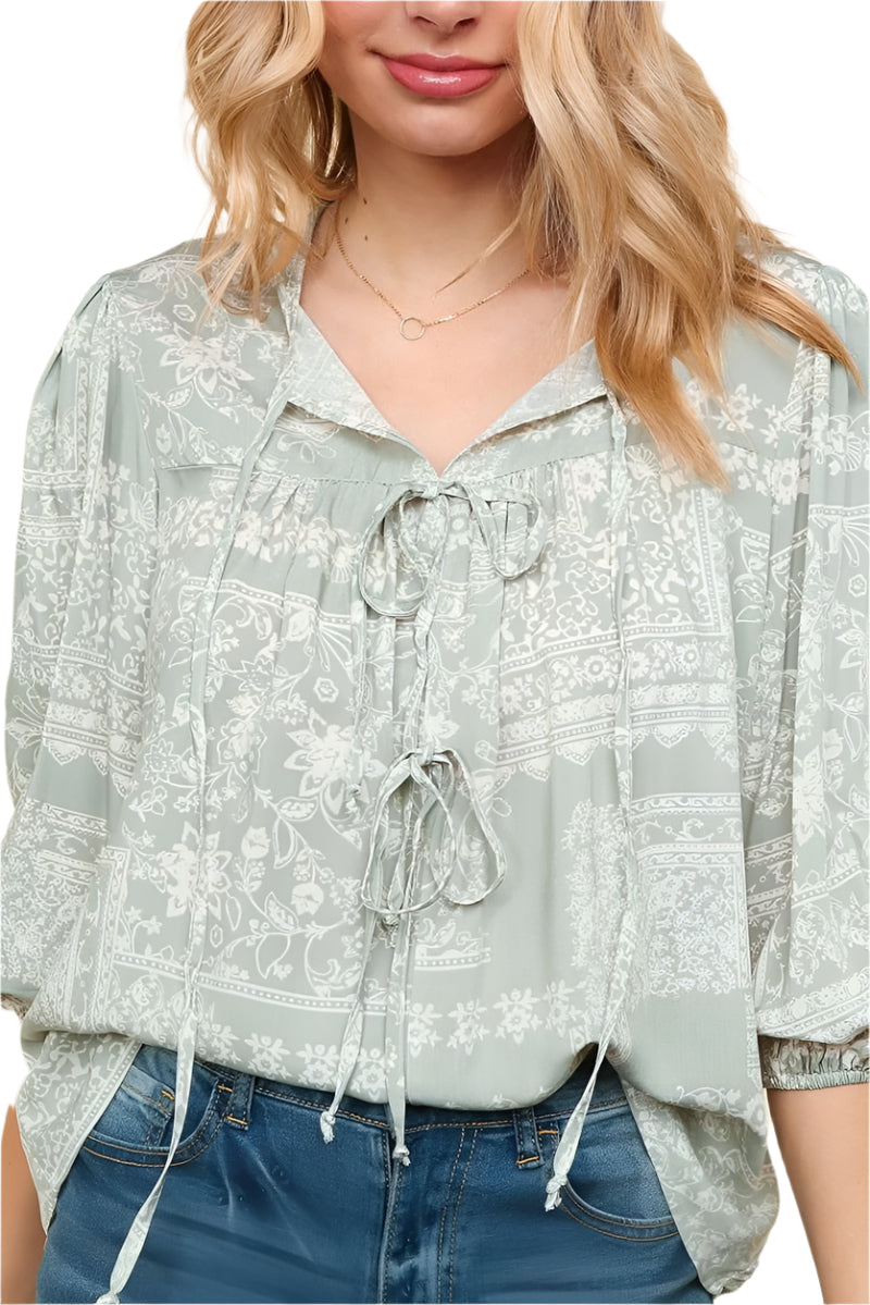 BLAIRE TOP - SAGE