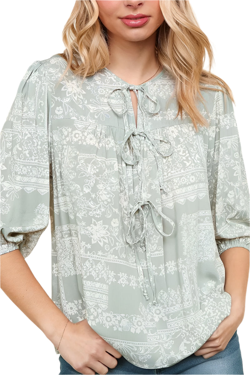 BLAIRE TOP - SAGE