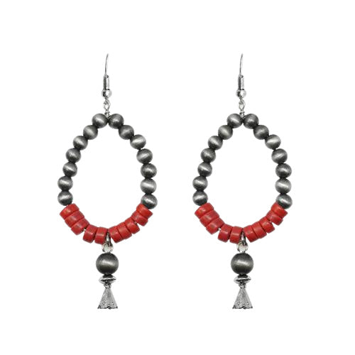 BAHA EARRINGS - RED