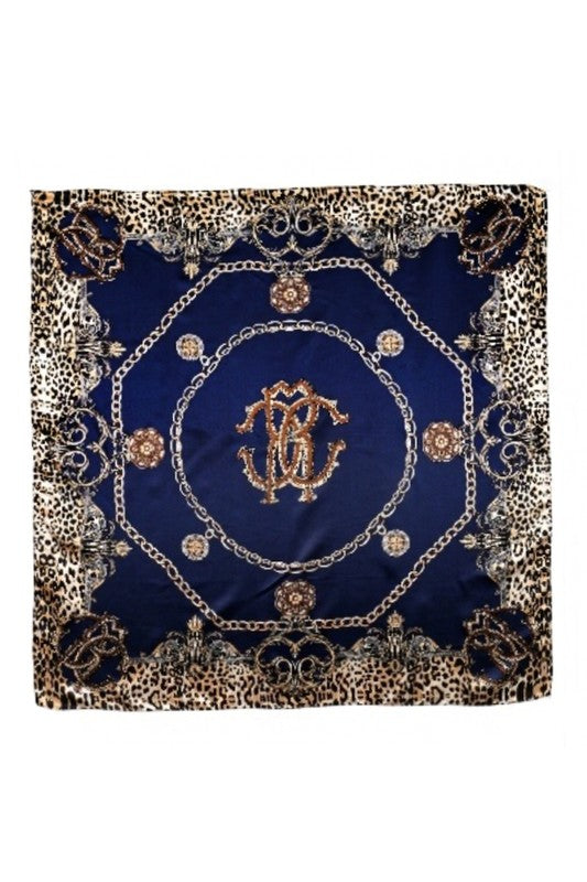 SILK RAG - BAROQUE NAVY