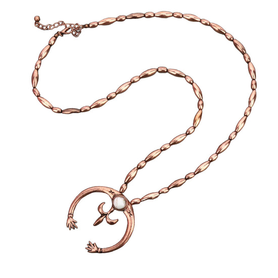 DECATUR SQUASH NECKLACE - COPPER