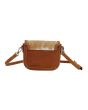 MOCHA FIESTA LEATHER & HAIRON BAG