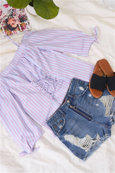 YEEHAW DENIM SHORTS