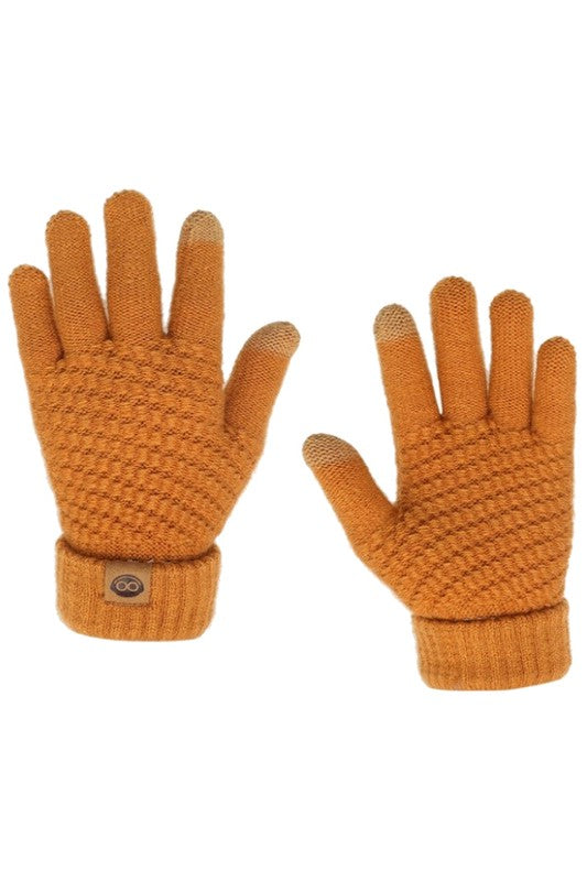 RIBBED GLOVES - VARIOUS COLORS