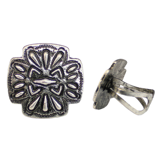 FOUR CORNERS CONCHO RING