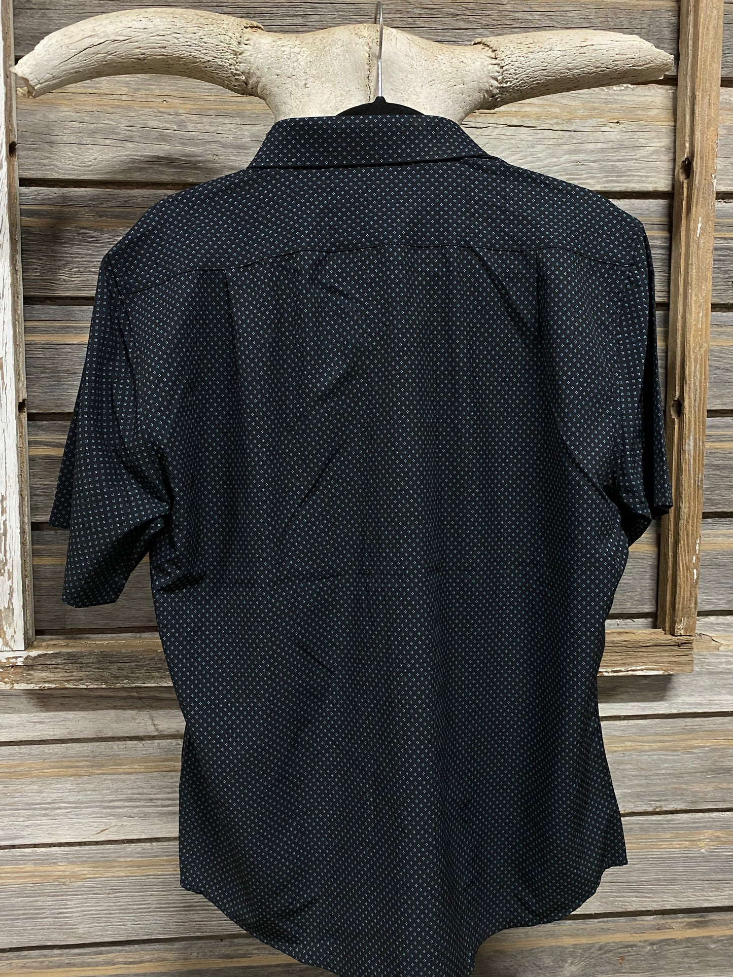 BLACK AND BLUE DANUBE SHIRT - MENS