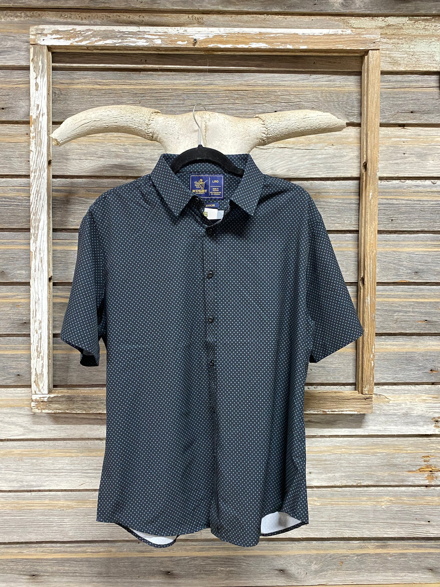 BLACK AND BLUE DANUBE SHIRT - MENS