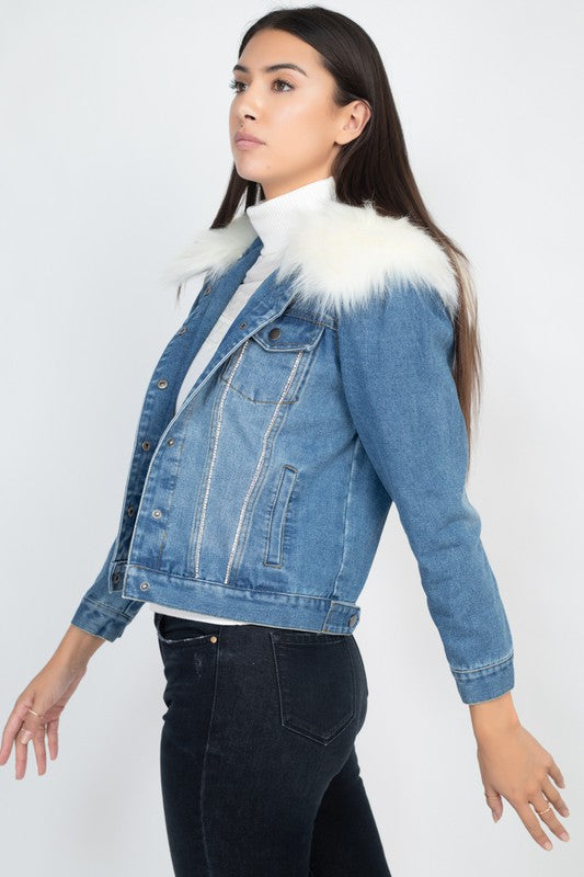 FROSTED JEAN JACKET