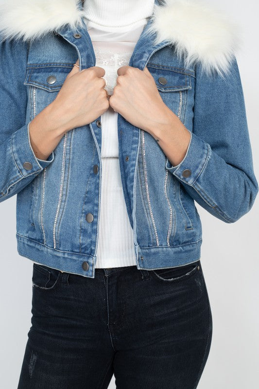FROSTED JEAN JACKET