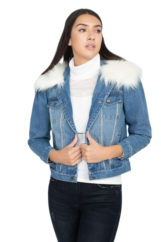 FROSTED JEAN JACKET
