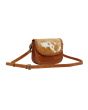 MOCHA FIESTA LEATHER & HAIRON BAG