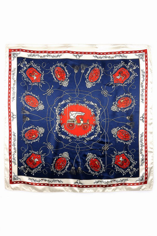 Load image into Gallery viewer, SILK RAG - ROYALTY RED/IVORY
