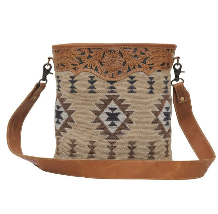 Load image into Gallery viewer, TRADITIONAL TOUCH HAND-TOOLED BAG
