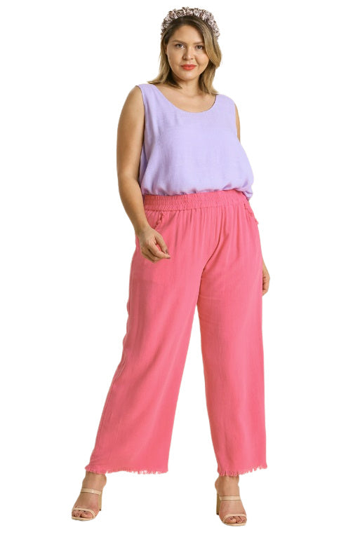 TRAVELING PANT (PINK) - PLUS