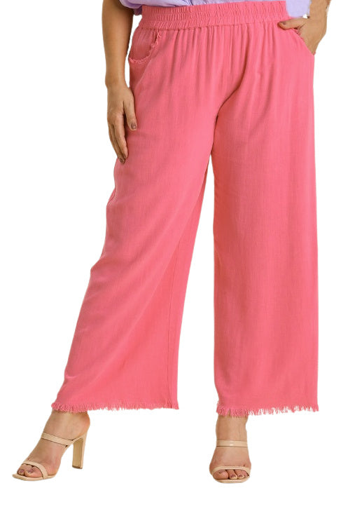 TRAVELING PANT (PINK) - PLUS